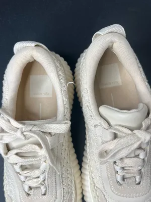 Dolce Vita Sandstone Cream Crochet Knit Platform Sneakers Size 7 thumbnail 7