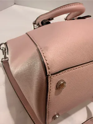 Michael Michael Kors Blush Pink Saffiano Leather Small Satchel Crossbody thumbnail 7