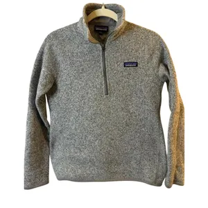 Patagonia Women's Better Sweater® 1/4-Zip Fleece in Color Birch White sz. S thumbnail 3