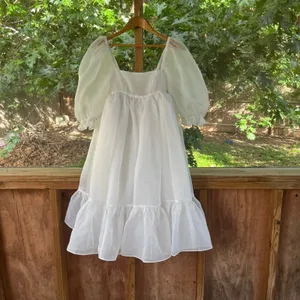 Selkie The French Puff Dress Ivory Fairy Princess Coquette Size XXS. NEW! thumbnail 5