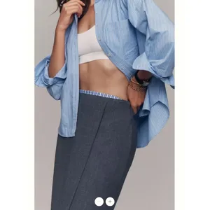 Anthropologie Maeve Wrap Pencil Midi Skirt thumbnail 3