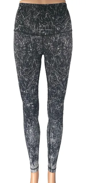 Lululemon Wunder Under Black Skinny Mid Rise Activewear Yoga Leggings Pants 4 thumbnail 1