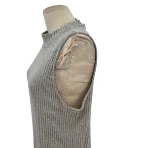 Anthropologie‎ Ro & De Rib Tunic Tank Top Sleeveless Turtleneck Gray Size Small thumbnail 8