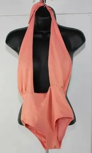 womens one piece swimsuit size S Orange thumbnail 1