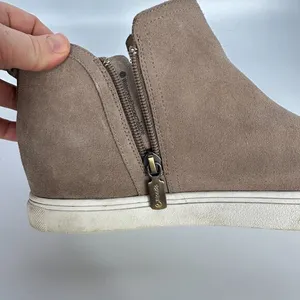 Blondo Tan Suede Leather Pull On Wedge Shoe Bootie‎ Women's Size 7.5 Casual thumbnail 4
