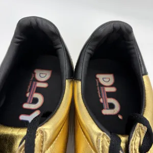 Jeffrey Campbell JC Play Womens 8 Shoes Sneakers Gold Metallic Leather thumbnail 9