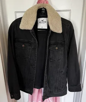 Hollister Denim Jacket Removable Sherpa thumbnail 3