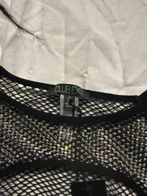 Dolls Kill Club Exx Fishnet Rhinestone Shrug thumbnail 4