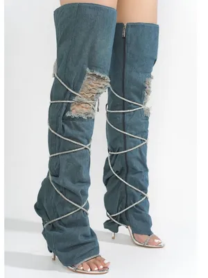CAPE ROBBIN NOBU BLUE BOOTIES thumbnail 5