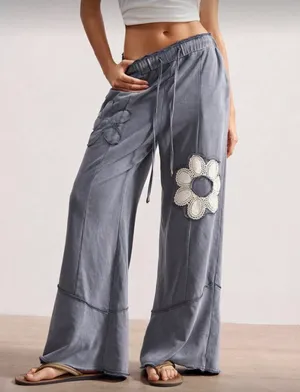 Boho Wide-Leg Pants  thumbnail 2