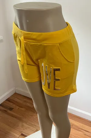 Women Short Yellow Size M thumbnail 5