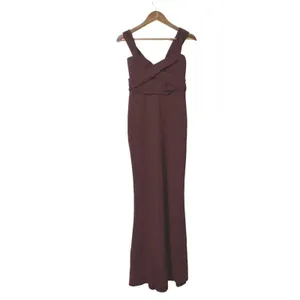 Nookie Camille Off Shoulder Wine Maxi Gown Formal Dress NWT Large thumbnail 3