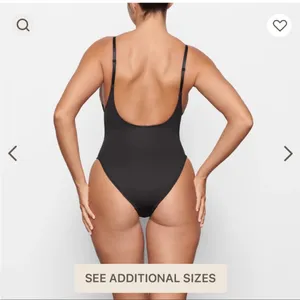 SKIMS Signature Swim Scoop Neck Onyx Black‎ One Piece Swimsuit NWT Size 2X thumbnail 4