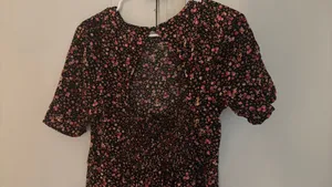 Old Navy Multicolor Floral Mini Dress thumbnail 8