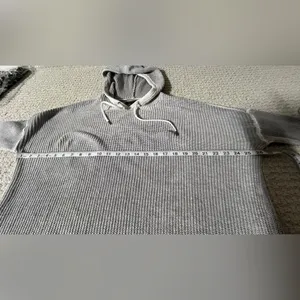 American Eagle Outfitters Light Gray Knit Pullover thumbnail 5