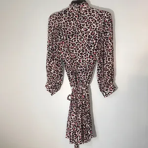 Zadig & Voltaire Rivali Print Leo White and Purple Leopard Mini‎ Dress Size Med thumbnail 6