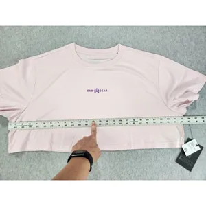 NWT Rawgear Powder Pink Crop Top T-shirt Size Small‎ L/XL - Look Great W/ Jeans! thumbnail 6