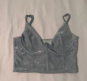 Amazon Light Blue Corset Top thumbnail 1
