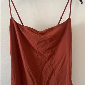 SKIMS Fits Everybody Long Slip Dress - Bronze, Size Large, $78 thumbnail 6