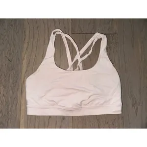 Lululemon Energy Sports Bra Light Pink Women's Size 6 thumbnail 2