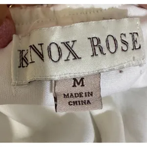 Knox Rose Maxi Dress Sz M Beige Striped Braided Sleeveless Cotton‎ Boho Coastal thumbnail 4