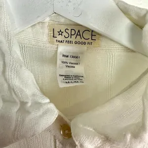 L*SPACE Anita Cover Up in White Size Medium / Large thumbnail 8