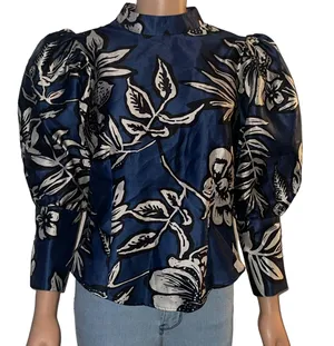 CQ by CQ Floral Balloon Sleeve Blouse thumbnail 1