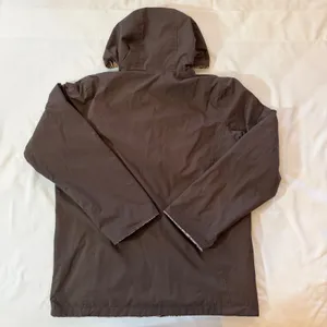 Reversible Hooded Jacket Brown Zebra Natural Reflections Animal Fleece Sz Large‎ thumbnail 6