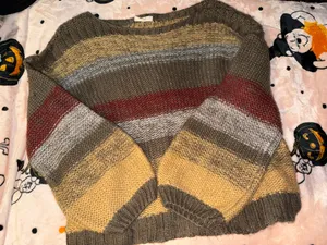 Easel Multicolor Knit Sweater  thumbnail 1