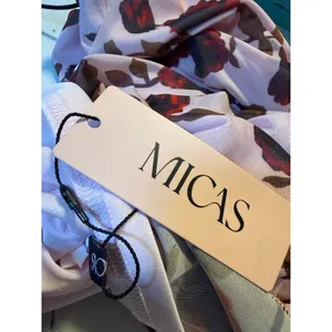 Micas Y2K Pink Floral Mesh Maxi Dress Red Rose Lace Up Open Back M whimsi boho dainty thumbnail 3