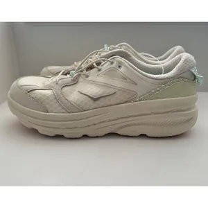 HOKA U Bondi B3 Oat Milk W 14/M 13 Sneaker Cushioned Mesh Activewear Casual Run thumbnail 4