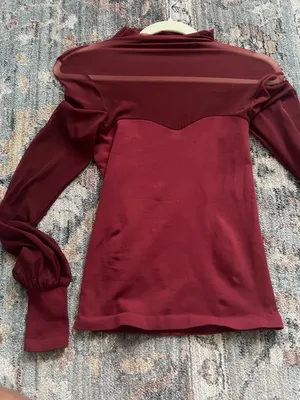 Free People RED TOP IN SIZE LARGE thumbnail 1