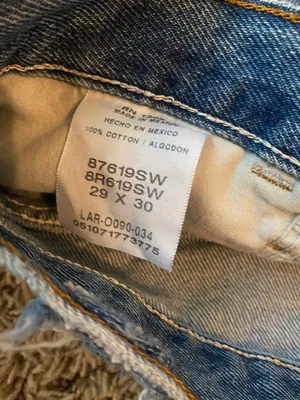 Cut Off Shorts Blue Size 29 thumbnail 4
