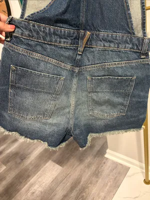 Free People Sunkissed Short Overalls, Sz 4 NWT thumbnail 7
