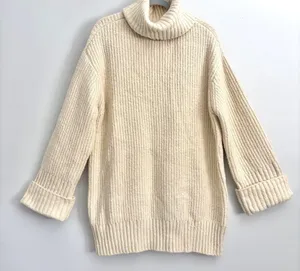 NWT Lovers and Friends Braewyn long sleeve sweater dress in cream thumbnail 3