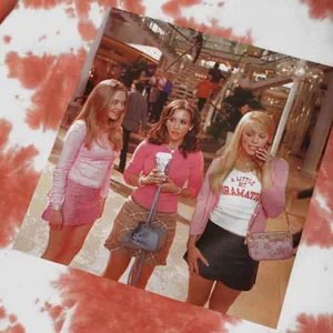 NWT Dumbgood x Mean Girls The Plastics Tie Dye Baggy Graphic T-Shirt — L/XL thumbnail 7
