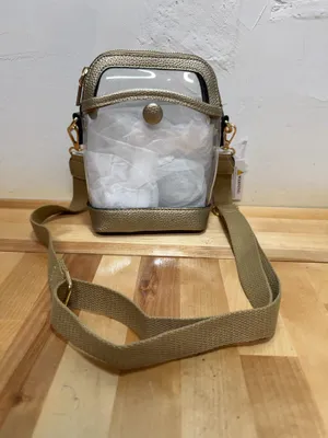Game day clear crosssbody bag Gold thumbnail 5