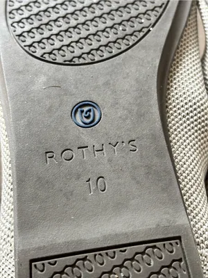 Rothy's Flax Birdseye The Flat Round Toe Women's Shoes 10 thumbnail 6