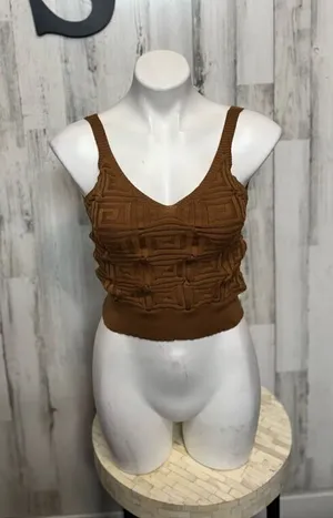 Brown tank top Brown thumbnail 1