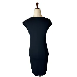 Ted‎ Baker Jersey Knit Abstract Floral Dress Women Small Crew Neck Sheath Artsy thumbnail 2