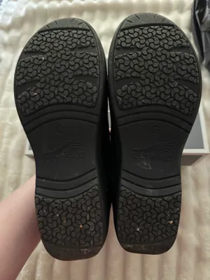 Women’s Black Leather Dansko XP Clogs Size 41 thumbnail 5