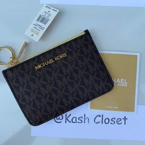 Michael Kors Buttercup Key Chain Wallet With ID Window thumbnail 5