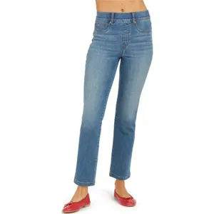 SPANX Straight Leg Ankle Jeans Wash Vintage Indigo Size Large thumbnail 9