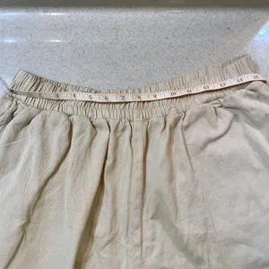 Nasty Gal‎ Twill Running Shorts 100% Cotton NWT Neutral Tan Size L Beach Vacay thumbnail 6