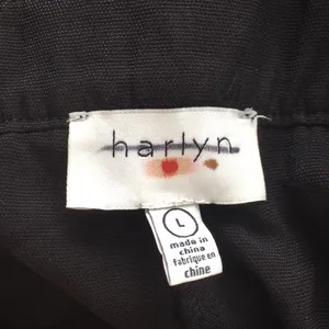 Anthropologie Harlyn Black Kaarin Piped Dress Trousers thumbnail 4