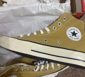 Sand colored high top converse  thumbnail 4