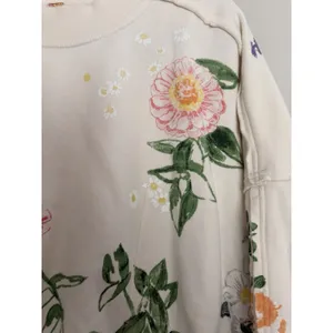 Free People Gaia Sweatshirt Floral Combo Women's Size XS thumbnail 13