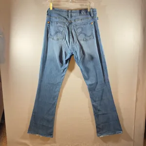 684 | Rock & Republic Kasandra Bootcut Jeans Womens 10 Distressed Light Wash‎ thumbnail 2