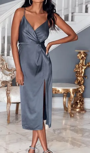 ASTR the Label Dress Gray Dress thumbnail 1