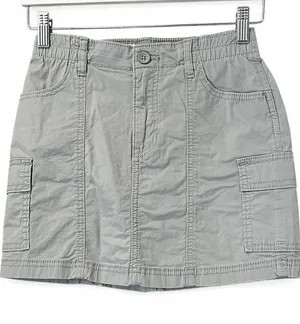 NWT Hollister Army Green Stretch Ultra High-Rise Utility‎ Skirt Size XXS thumbnail 1